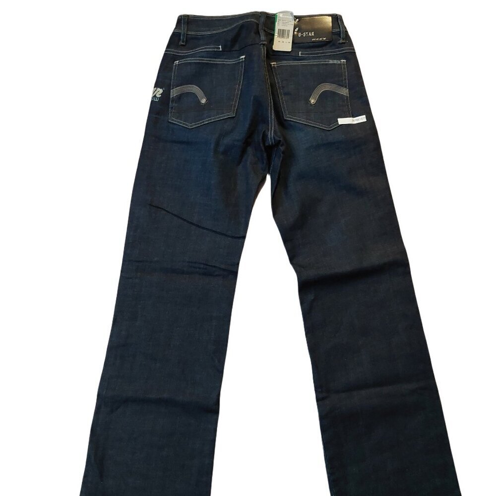 Retro Vintage G-Star Raw New Reese Loose Dave Denim Dark Vintage Blue Sz 26 NWT - Picture 6 of 11